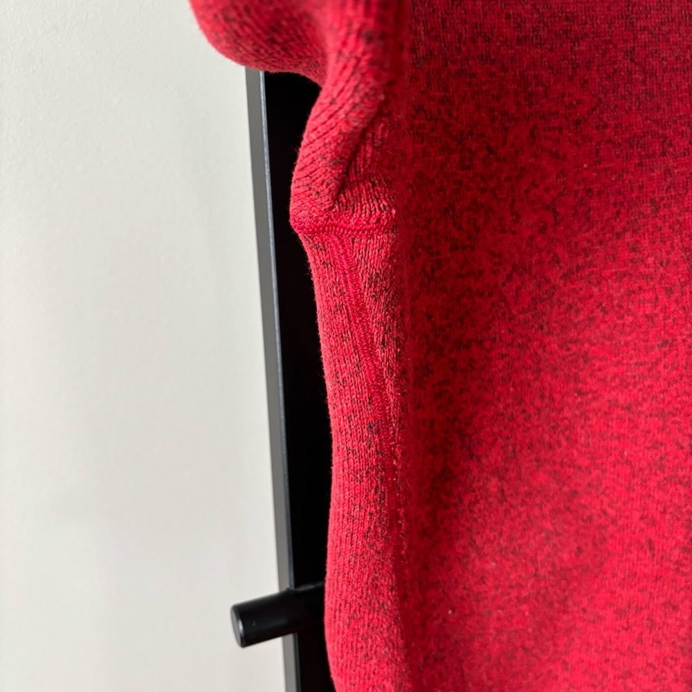 Patagonia Women’s Better Sweater 1/4th zip Fleece-Lined Red XL - Picture 6 of 12